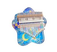 Kalimba 17 Teclas Hermoso Kalimba 17 21 Teclas Kalimbas Transparente Profesional Instrumento Musical De Percusión Mini Piano Regalo Divertido(A17)
