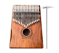Kalimba 17 Teclas Instrumento Musical Kalimba Piano De Pulgar 17 Teclas Madera De Caoba Combinaciones De Piano De Dedo Piano De Dedo Portátil