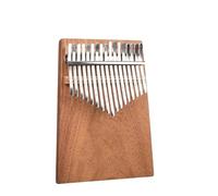 Kalimba 17 Teclas Kalimba 17 Teclas Cuerpo De Caoba Maciza Con Chapa Completa Martillo De Afinación Piano De Pulgar Portátil Tono C(B)