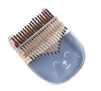 Kalimba 17 Teclas Kalimba Acrílico De 17 Teclas Piano De Pulgar Transparente Con Afinador Martillo Estuche Para Kalimba Instrumento Kalimba Acrílico(D)