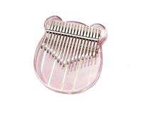 Kalimba 17 Teclas Kalimba De Acrílico Transparente De 17 Y 21 Teclas Instrumento Musical Piano De Pulgar Instrumentos Musicales Profesionales(C17)