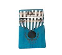 Kalimba 17 Teclas Kalimba De Caoba De 17 Teclas Piano Para Tocar Con Los Dedos Instrumento Profesional Para Principiantes(BLUE)