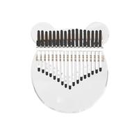 Kalimba 17 Teclas Kalimba Profesional De 17 Teclas Acrílico Transparente Little Bear Thumb Piano Kalimba Con Herramientas De Afinación