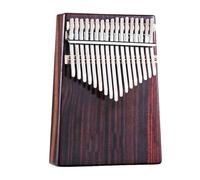 Kalimba 17 Teclas Kalimba Profesional De 17 Y 21 Teclas Con Orificio Debajo De La Mbira De Madera De Acacia Y Palisandro Para Principiantes(B17)