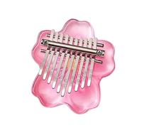 Kalimba 17 Teclas Mini Kalimba Piano De Pulgar Acrílico De 10 Teclas Instrumento De Teclado De Piano De Dedo(B)
