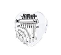 Kalimba 17 Teclas Mini Piano De Pulgar Acrílico Kalimba Transparente De 8 Teclas Adecuado Para Principiantes Amantes De La Música(A)