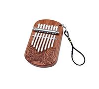 Kalimba 17 Teclas Mini Piano Kalimba De 8 Teclas Para Amantes De La Música Instrumento De Caoba
