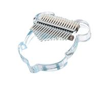 Kalimba 17 Teclas Piano De Dedo Kalimba De Acrílico Transparente De 17 Teclas Instrumento Musical Kalimba Para Principiantes(A)