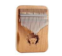 Kalimba 17 Teclas Piano De Dedo Profesional Con Chapa De Madera Maciza De Arce Kaliba Instrumento De 17 Teclas Y 21 Teclas(B21)