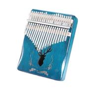 Kalimba 17 Teclas Piano De Pulgar De 21 Teclas Afinación Profesional Kalimba Portátil Mini Instrumento Para Principiantes De 17 Teclas(E21)