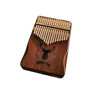 Kalimba 17 Teclas Piano De Pulgar De Caoba Con 17 Teclas Y Cuerpo De Kalimba Con Martillos De Afinación(F)