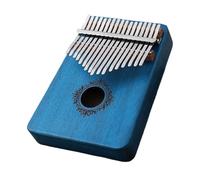 Kalimba 17 Teclas Piano De Pulgar Kalimba De 17 Teclas Con Cuerpo De Madera De Caoba, Instrumento Musical De Regalo Con Martillo De Afinación(C)