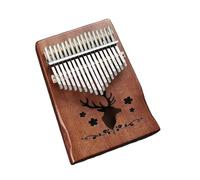 Kalimba 17 Teclas Piano De Pulgar Kalimba De 17 Teclas Instrumento Musical Con Cuerpo De Caoba Piano De Dedo Portátil Para Principiantes(A)