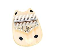 Kalimba 17 Teclas Piano De Pulgar Kalimba De 17 Teclas Instrumento Musical Portátil De Madera Para Principiantes(C)