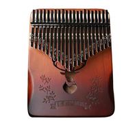 Kalimba 17 Teclas Piano De Pulgar Kalimba De 21 Teclas Incluye Manual De Instrucciones Bolsa De Transporte Martillo De Afinación Kalimba Totalmente De Madera(B)