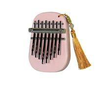 Kalimba 17 Teclas Piano De Pulgar Kalimba De 8 Teclas Instrumento Mini Kalimba De Alto Medio Paquete De Instrumento De Dedo Portátil(B)