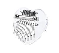 Kalimba 17 Teclas Piano De Pulgar Kalimba De 8 Teclas Teclado Portátil Instrumento Musical Para Principiantes Caja De Música Creativa(A)