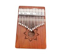 Kalimba 17 Teclas Piano De Pulgar Kalimba Instrumento De Percusión De Caoba De 17 Teclas Con Bolsa De Almacenamiento Para Herramientas De Afinación