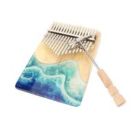 Kalimba 17 Teclas Piano De Resina De 17 Teclas Kalimba Profesional Piano Portátil De Madera Regalos Para Amantes De La Música