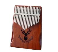 Kalimba 17 Teclas Teclado Musical Kalimba De 17 Y 21 Teclas De Nogal Para Principiantes Instrumento Musical Portátil Y Profesional Accesorios Para Piano De Pulgar(B)