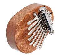 Kalimba 8 Teclas, Piano de Pulgar Portátil de Bolsillo Madera Maciza Superficie Lisa Tono Etéreo for Principiantes Amantes Música Regalo Ideal Viajes Estudio Relaxación