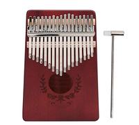 Kalimba, C Tone Basics Piano de pulgar de 17 teclas Kalimba Caoba Pequeño portátil Mbira Finger Piano Regalos for principiantes Instrumento musical LT?K17S()