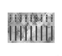 Kalimba - Calcomanías para principiantes, etiquetas de escala de 17 teclas para un fácil aprendizaje musical (D)