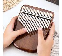 kalimba Chromatic Thumb Piano Black Walnut Kalimba 17 21 Keys Portable Thumb Piano Portable Professional African Professional (Color : 2)
