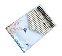 Kalimba Colorido, 17 Teclas, Piano De Dedo Portátil De Madera, Piano De Pulgar Pintado Profesional Para Principiantes Kalimba Piano de Pulgar (Color : 02)