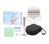 Kalimba de 17 tonos, piano de pulgar acrílico, sonido único, regalo para principiantes, instrumentos de ocio al aire libre M-1S