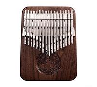 Kalimba de 34 teclas, nogal negro sintonizado B con pastilla, para fiesta de grabación de rendimiento (llave C)