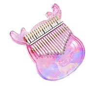 Kalimba Instrumento 17 Teclas Acrílico Kalimba Lindo Pulgar Piano Para Niñas Principiante Dedo Piano Instrumentos Musicales (Color : 01)