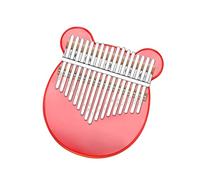 Kalimba Instrumento Acrílico 17 Teclas Transparente Piano De Pulgar Kalimba Instrumento Musical Con Sintonizador Martillo Kalimba Caso