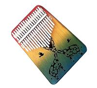 Kalimba Instrumento Exquisito Piano De Pulgar Kalimba De 17 Teclas, Instrumento Portátil Para Principiantes, Piano De Dedo De Madera Maciza (Color : 07)