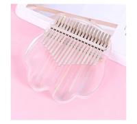 Kalimba Instrumento Kalimba Acrílico Transparente De 17 Teclas Mini Piano Portátil Para Dedo Teclado Musical Para Principiantes Mini Pianos Calimba(4)