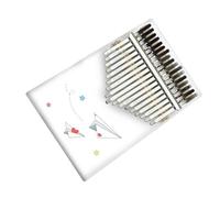 Kalimba Instrumento Kalimba Colorido, 17 Teclas, Piano De Dedo Portátil De Madera, Piano De Pulgar Pintado Profesional Para Principiantes (Color : 01)