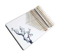 Kalimba Instrumento Kalimba Colorido, 17 Teclas, Piano De Dedo Portátil De Madera, Piano De Pulgar Pintado Profesional Para Principiantes (Color : 04)