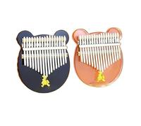 Kalimba Instrumento Kalimba Transparente De 17 Teclas De Acrílico Para Pulgar, Instrumento Musical Para Principiantes Con Accesorios(A)