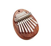 Kalimba Instrumento Mini Piano De Pulgar Kalimba De 8 Teclas El Mejor Regalo De África Kalimba De Caoba(8 key oval)