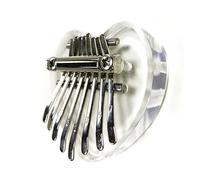 kalimba Instrumento musical cromático profesional de nivel básico, kalimba de agua acrílica, piano de pulgar de 8 tonos (Color : 2)