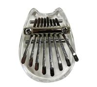kalimba Instrumento musical cromático profesional de nivel básico, kalimba de agua acrílica, piano de pulgar de 8 tonos (Color : 4)