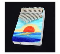 Kalimba Instrumento Piano De Dedo Portátil De Madera De Color Kalimba De 17 Teclas Para Principiantes Instrumento Pintado Profesional (Color : 03)