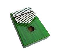 Kalimba Instrumento Piano De Pulgar Kalimba De 17 Teclas Con Teclado De Madera De Chapa Completa Piano Profesional De Bambú En Color De Madera Original(A)
