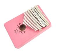 Kalimba Instrumento Piano De Pulgar Kalimba Portátil Rosa De 17 Teclas, Piano De Dedo, Kalimba De Madera Maciza Para Amantes De La Música (Color : 06)