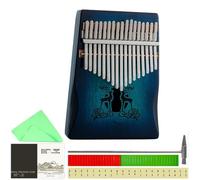Kalimba Kalimba 17 Teclas De Madera Calimba Pulgar Piano Teclado De Caoba Instrumento Con Accesorios De Cancionero(Style 1)