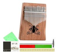 Kalimba Kalimba 17 Teclas De Madera Calimba Pulgar Piano Teclado De Caoba Instrumento Con Accesorios De Cancionero(Style 7)