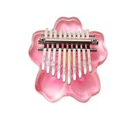 Kalimba Kalimba Acrílico Transparente 17/21 Teclas Portátil Mini Pulgar Piano Teclado Musical Principiante Calimba Regalos(10 keys)