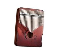 kalimba Kalimba cromática profesional de 21 tonos piano de pulgar de caoba marrón degradado