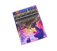 kalimba para adultos Conjunto completo de accesorios piano de pulgar cromático kalimba piano de dedo de nivel básico kalimba de 17 tonos(3)