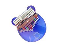 kalimba Piano de pulgar azul mágico kalimba 17 tonos principiante acrílico colorido piano de dedo kalimba